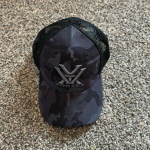VORTEX Snapback Trucker Hat Camouflage OSFM Adjustable Mesh Back 6 Panel